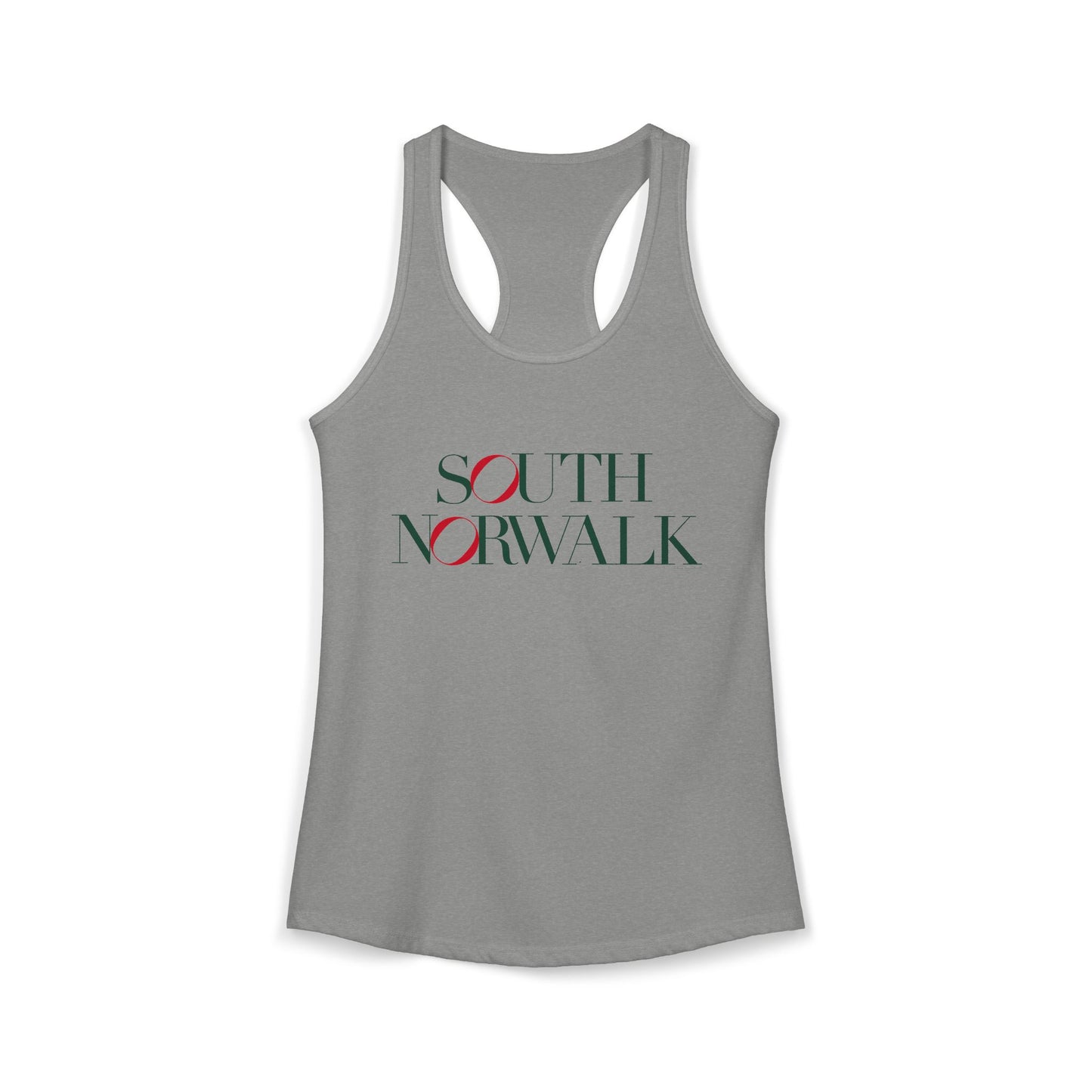 41 Tilt South Norwalk Women's Ideal Racerback Tank Top