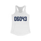 06043 Bolton Connecticut Zip Code Women's Ideal Racerback Tank Top