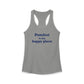 Pomfret is My Happy Place Women's Ideal Racerback Tank Top
