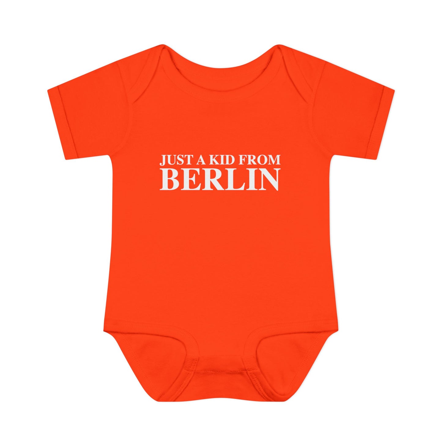 Just a kid from Berlin Infant Baby Rib Bodysuit