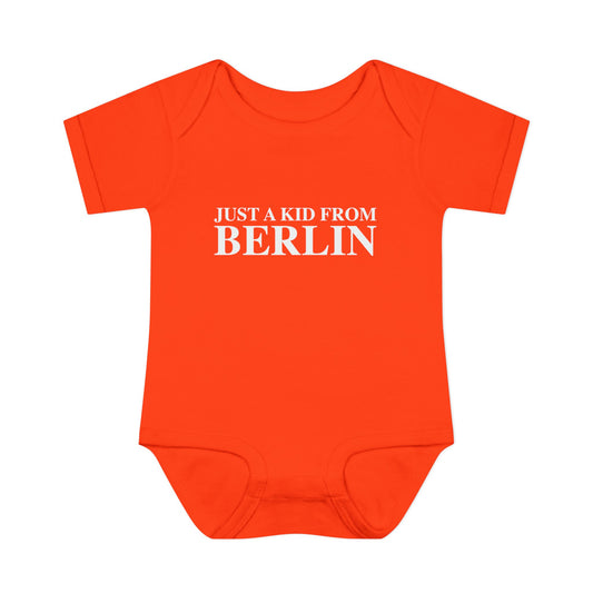 Just a kid from Berlin Infant Baby Rib Bodysuit
