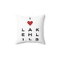 Lake Hills Vision Spun Polyester Square Pillow