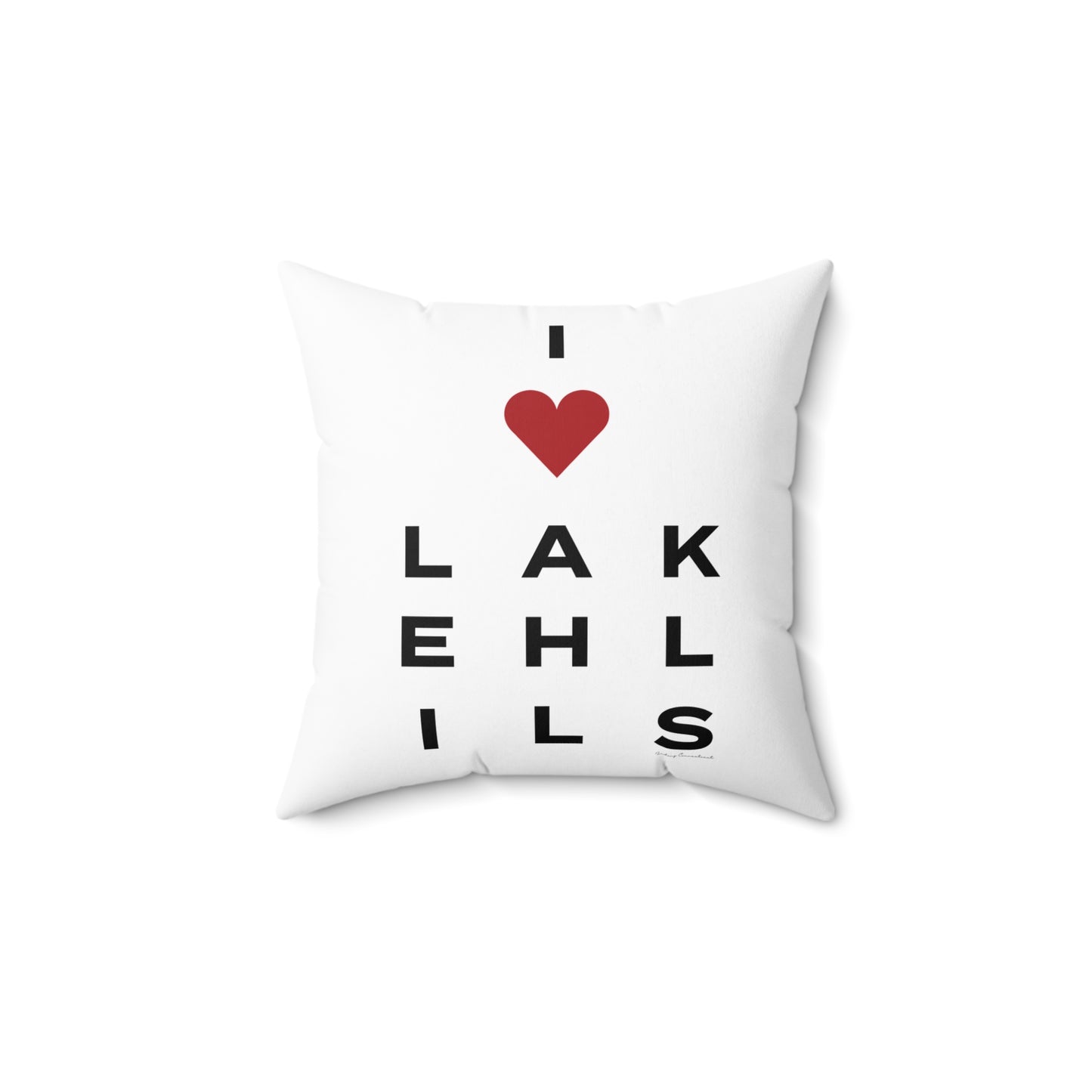Lake Hills Vision Spun Polyester Square Pillow