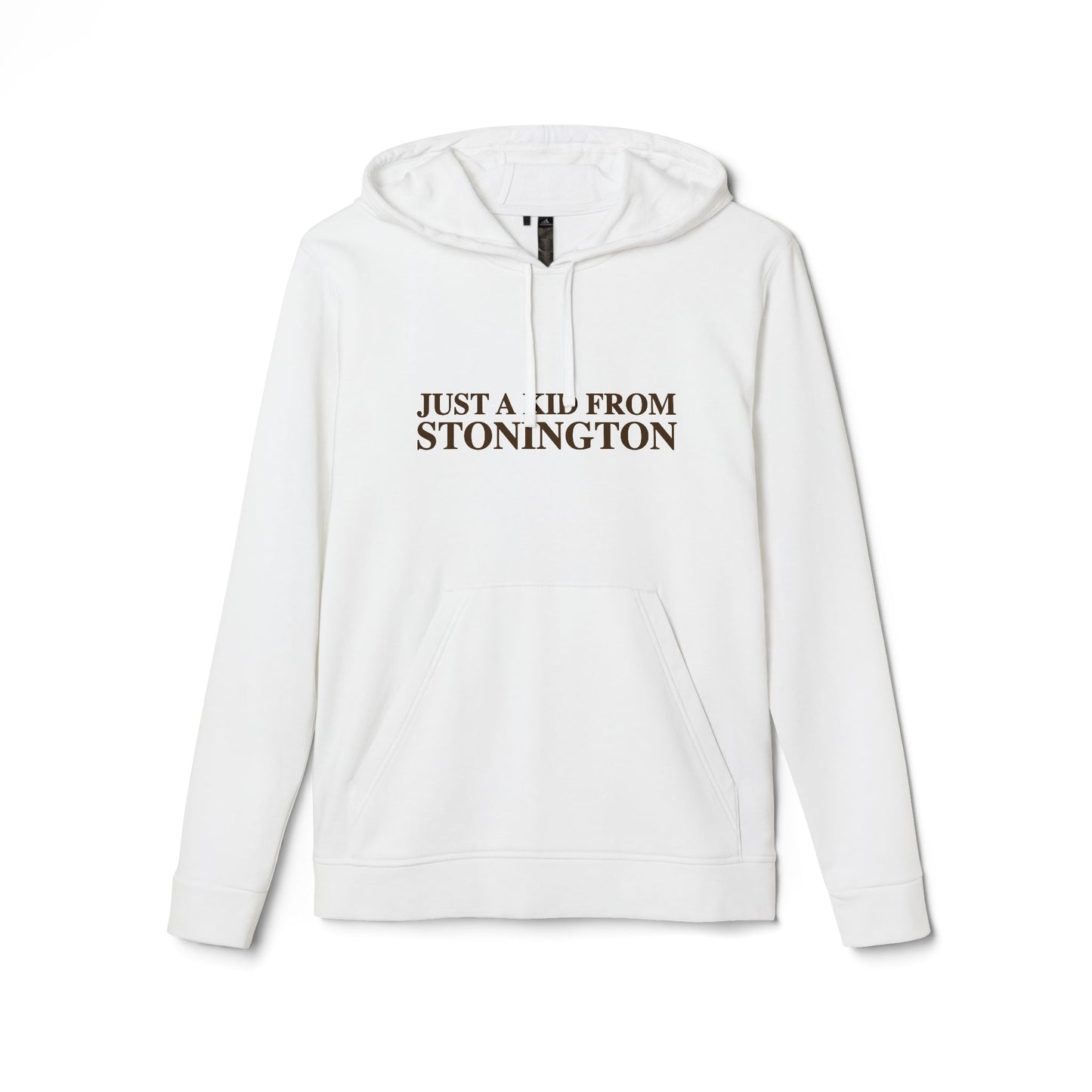 Just a kid from Stonington adidas Unisex Fleece Hoodie