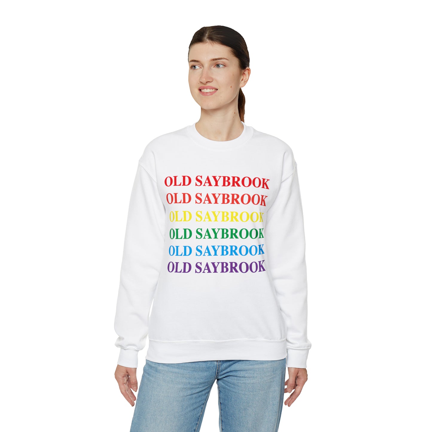 Old Saybrook Pride Unisex Heavy Blend™ Crewneck Sweatshirt