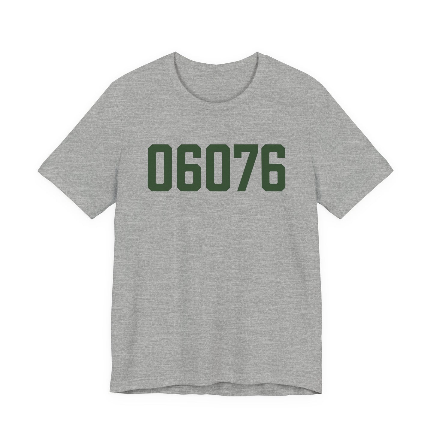 06076 Union Connecticut Zip Code Unisex Jersey Short Sleeve T-Shirt