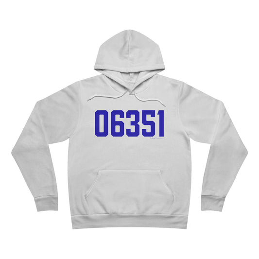 06351 Lisbon Connecticut Zip Code Unisex Sponge Fleece Pullover Hoodie