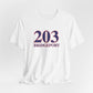 203 Bridgeport Red, White & Blue Unisex Jersey Short Sleeve T-Shirt
