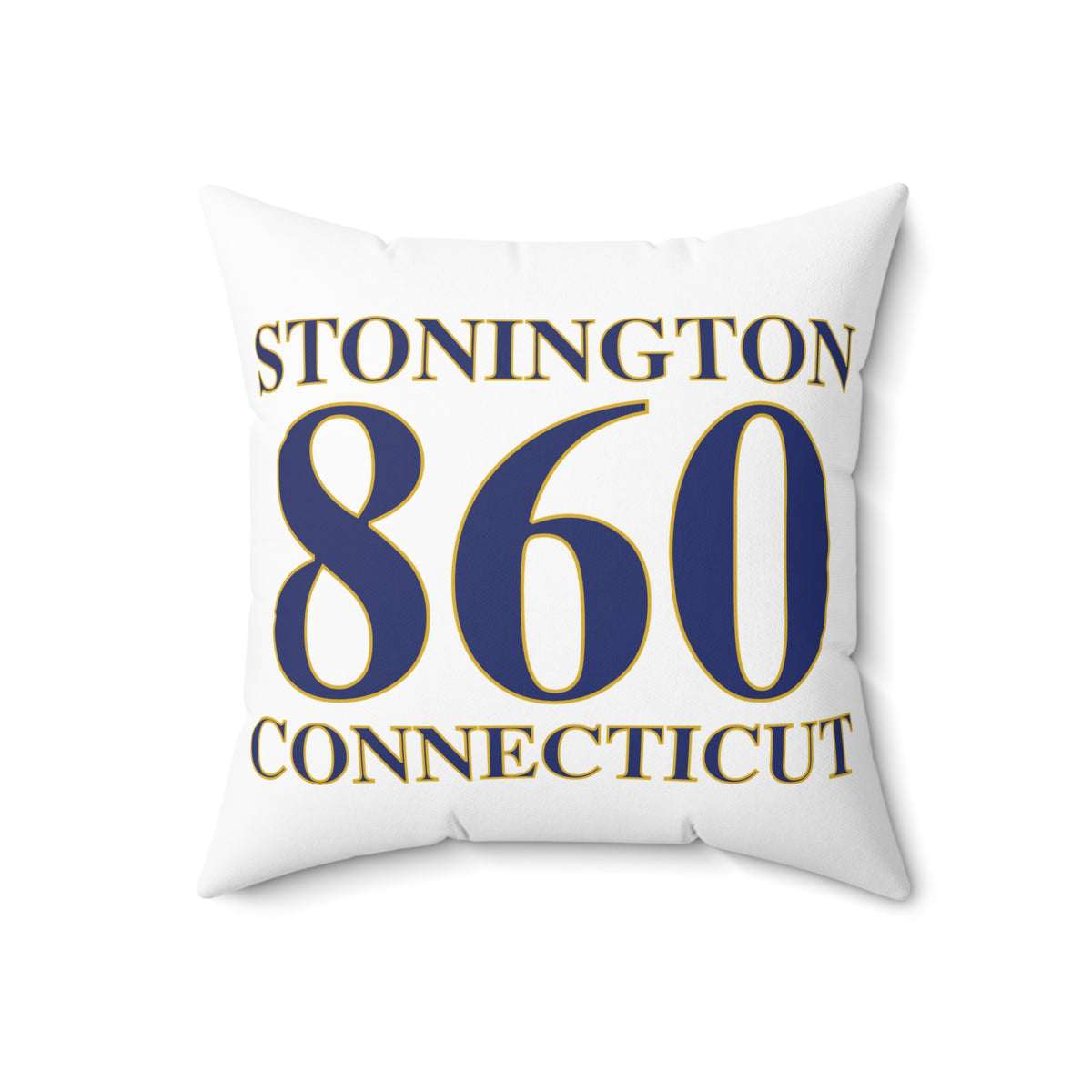 Stonington 860 Connecticut Polyester Square Pillow