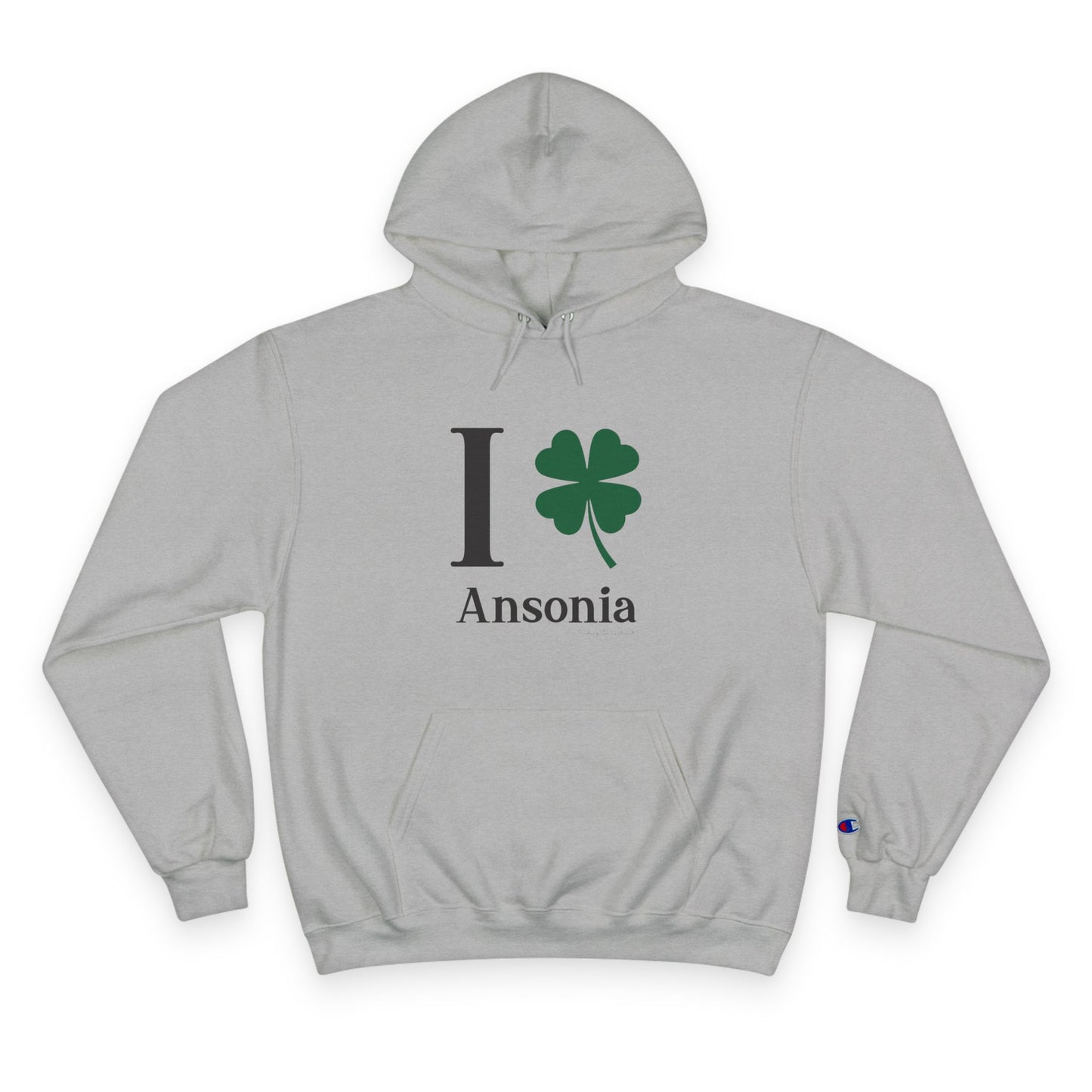 I Clover Ansonia Champion Hoodie