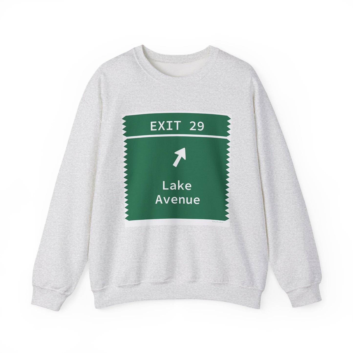 Vintage Merritt Parkway Exit 29 Sign Unisex Heavy Blend™ Crewneck Sweatshirt