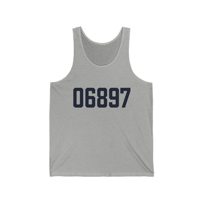06897 Wilton Connecticut Zip Code Unisex Jersey Tank Top