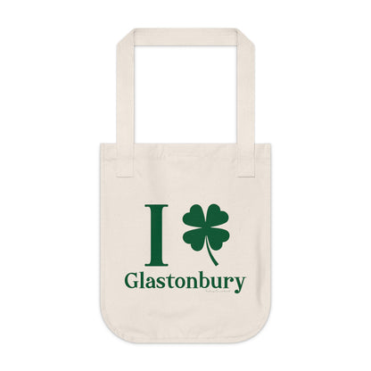 I Clover Glastonbury Organic Canvas Tote Bag