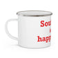 Southport is My Happy Place Enamel Camping Mug