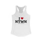 I Heart NTWN Women's Ideal Racerback Tank Top