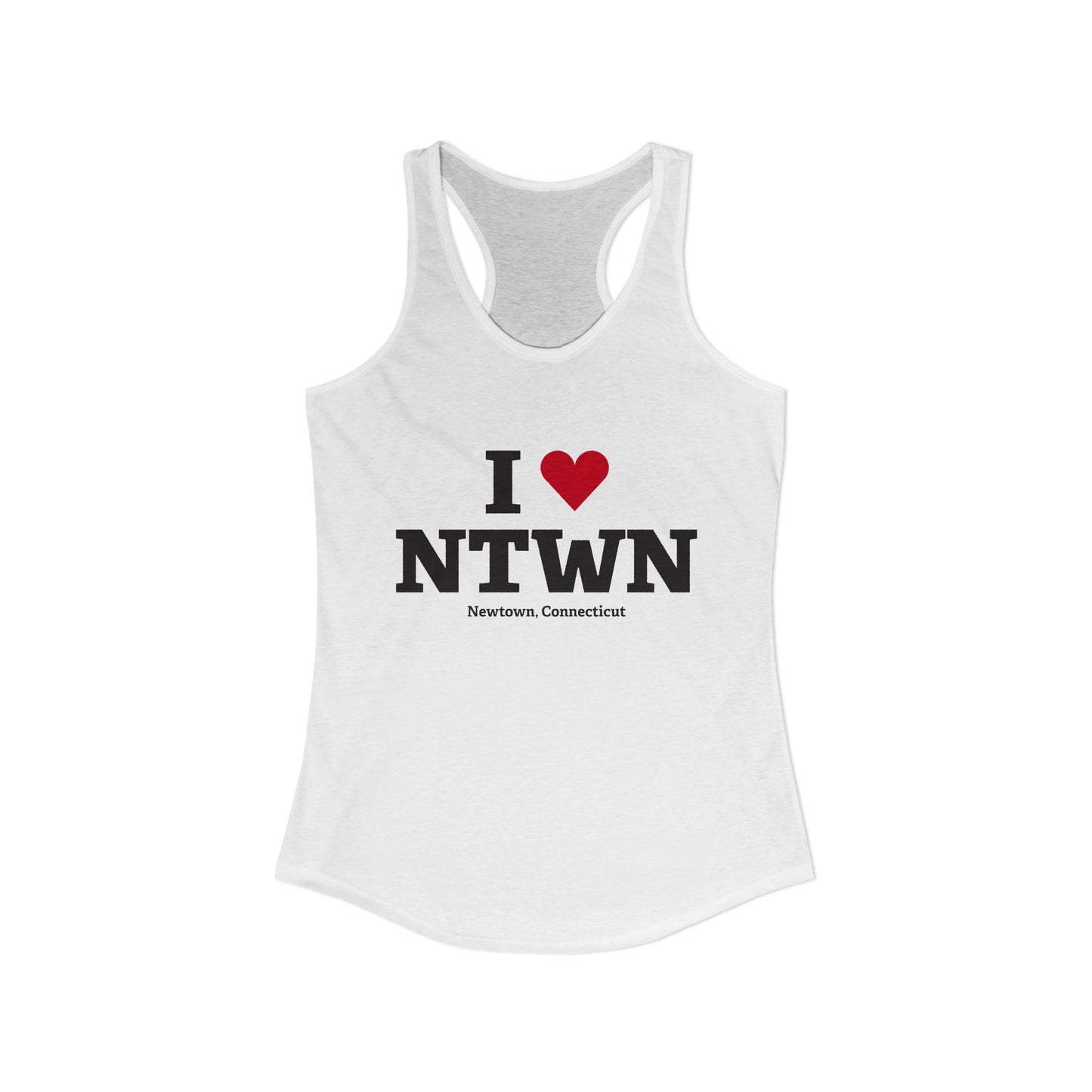 I Heart NTWN Women's Ideal Racerback Tank Top