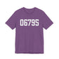 06795 - Watertown CT Zip Code Unisex Jersey Short Sleeve T-Shirt