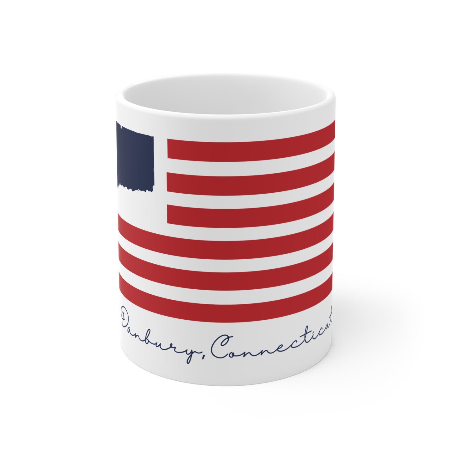 Danbury Connecticut Flag Mug 11oz