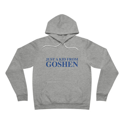 Just a kid from Goshen Unisex Sponge Fleece Pullover Hoodie