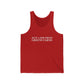 Just a kid from Greens Farms Unisex Jersey Tank Top