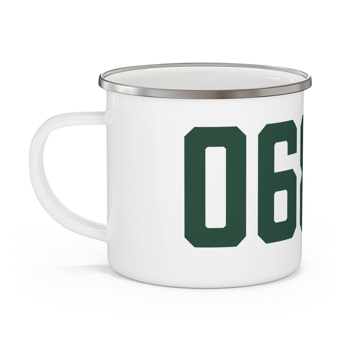 06850 Norwalk Connecticut Zip Code Enamel Camping Mug