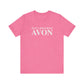 Just a kid from Avon Unisex Jersey Short Sleeve T-Shirt
