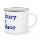 Glastonbury is My Happy Place Enamel Camping Mug
