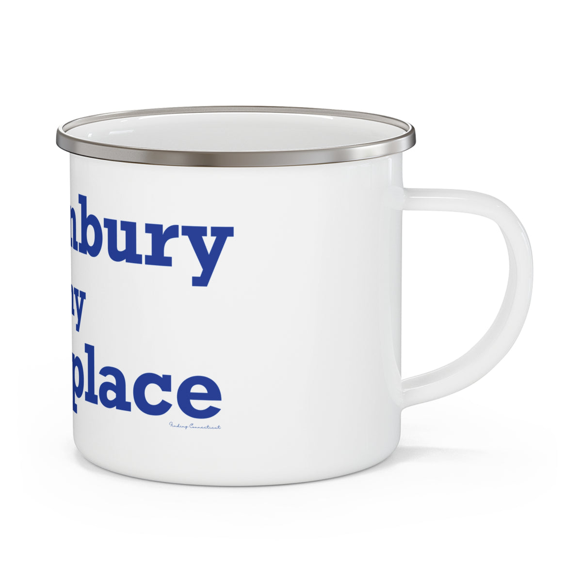 Glastonbury is My Happy Place Enamel Camping Mug