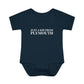 Just a kid from Plymouth Infant Baby Rib Bodysuit