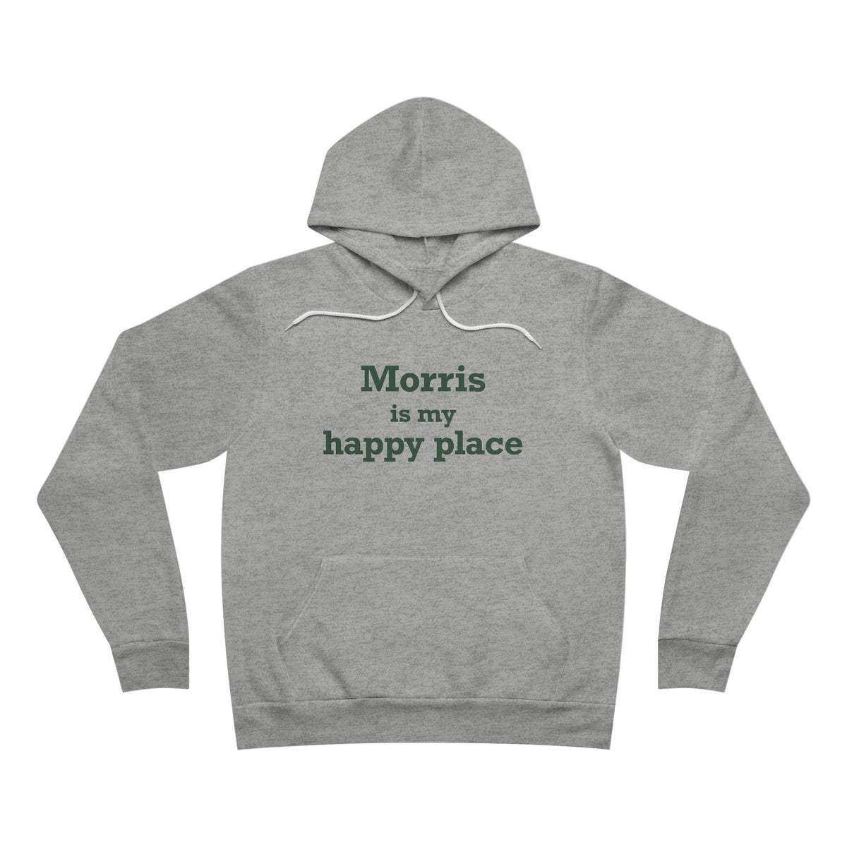 Morris is My Happy Place Unisex Sponge Fleece Pullover Hoodie