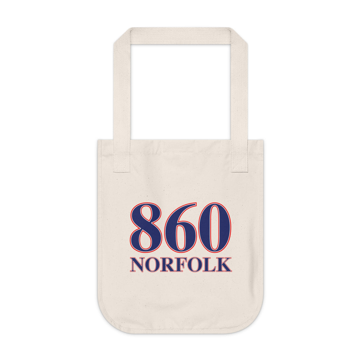 Norfolk Red, White & Blue Organic Canvas Tote Bag