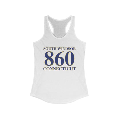 South Windsor 860 Connecticut Women's Ideal Racerback Tank Top