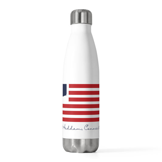 East Haddam Connecticut Flag 20oz Insulated Bottle