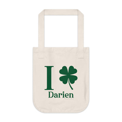 I Clover Darien Organic Canvas Tote Bag