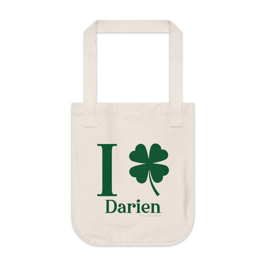 I Clover Darien Organic Canvas Tote Bag