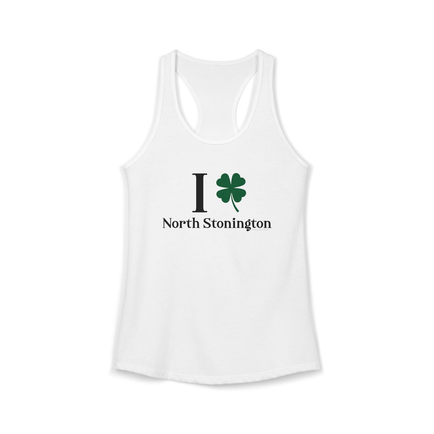 I Clover North Stonington Women's Ideal Racerback Tank Top