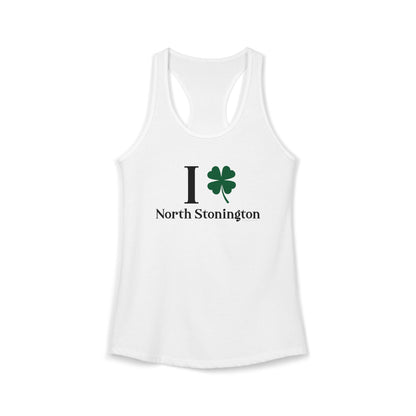 I Clover North Stonington Women's Ideal Racerback Tank Top