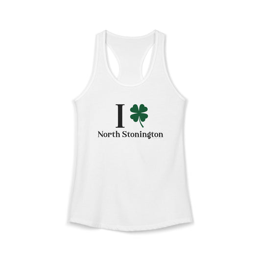 I Clover North Stonington Women's Ideal Racerback Tank Top