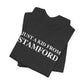 Just a kid from Stamford Unisex Jersey Short Sleeve T-Shirt