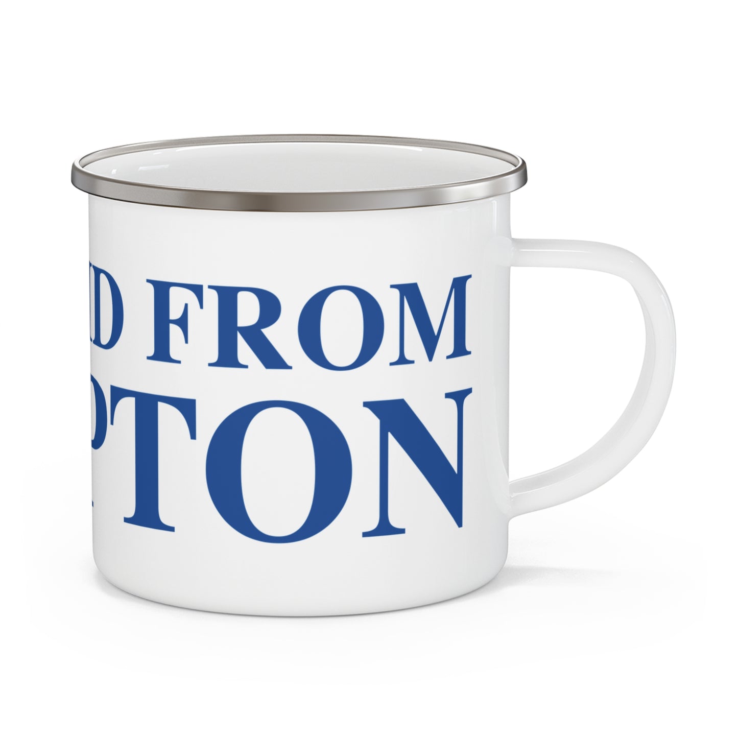 Just a kid from Hampton Enamel Camping Mug