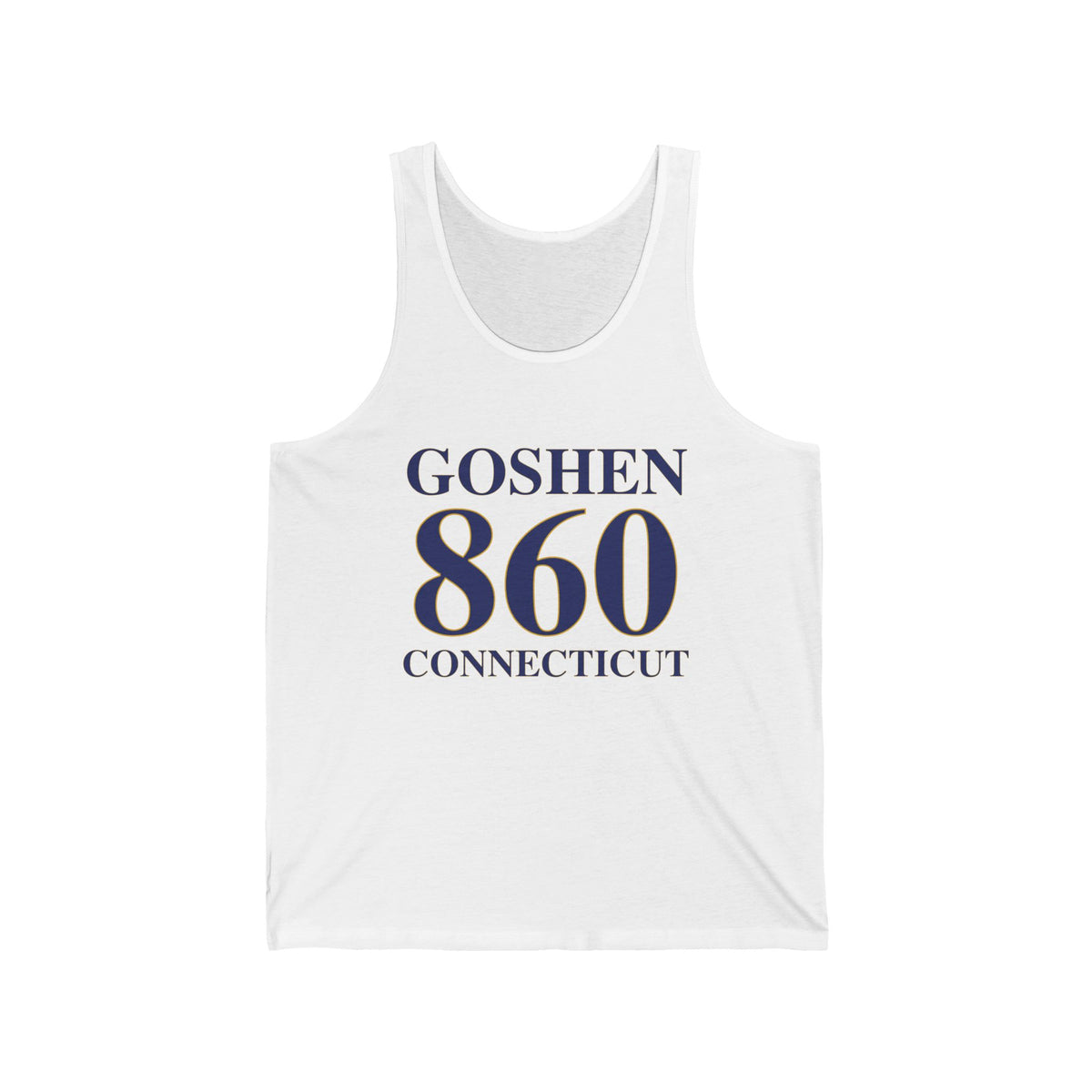 Goshen 860 Connecticut Unisex Jersey Tank Top