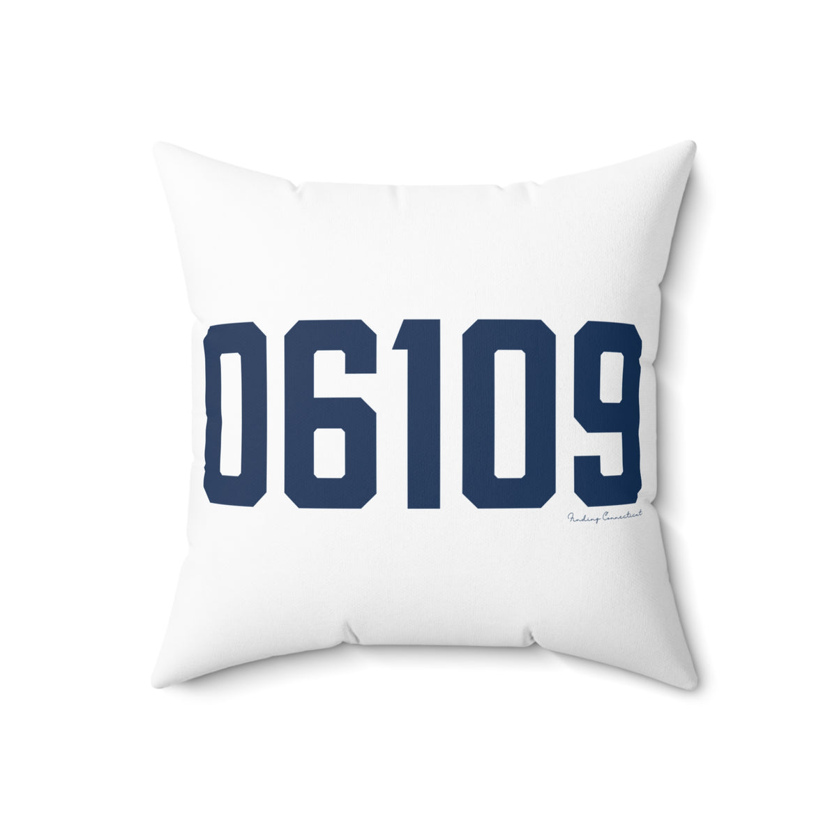 06109 Wethersfield Connecticut Zip Code Polyester Square Pillow