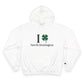 I Clover North Stonington Champion Hoodie