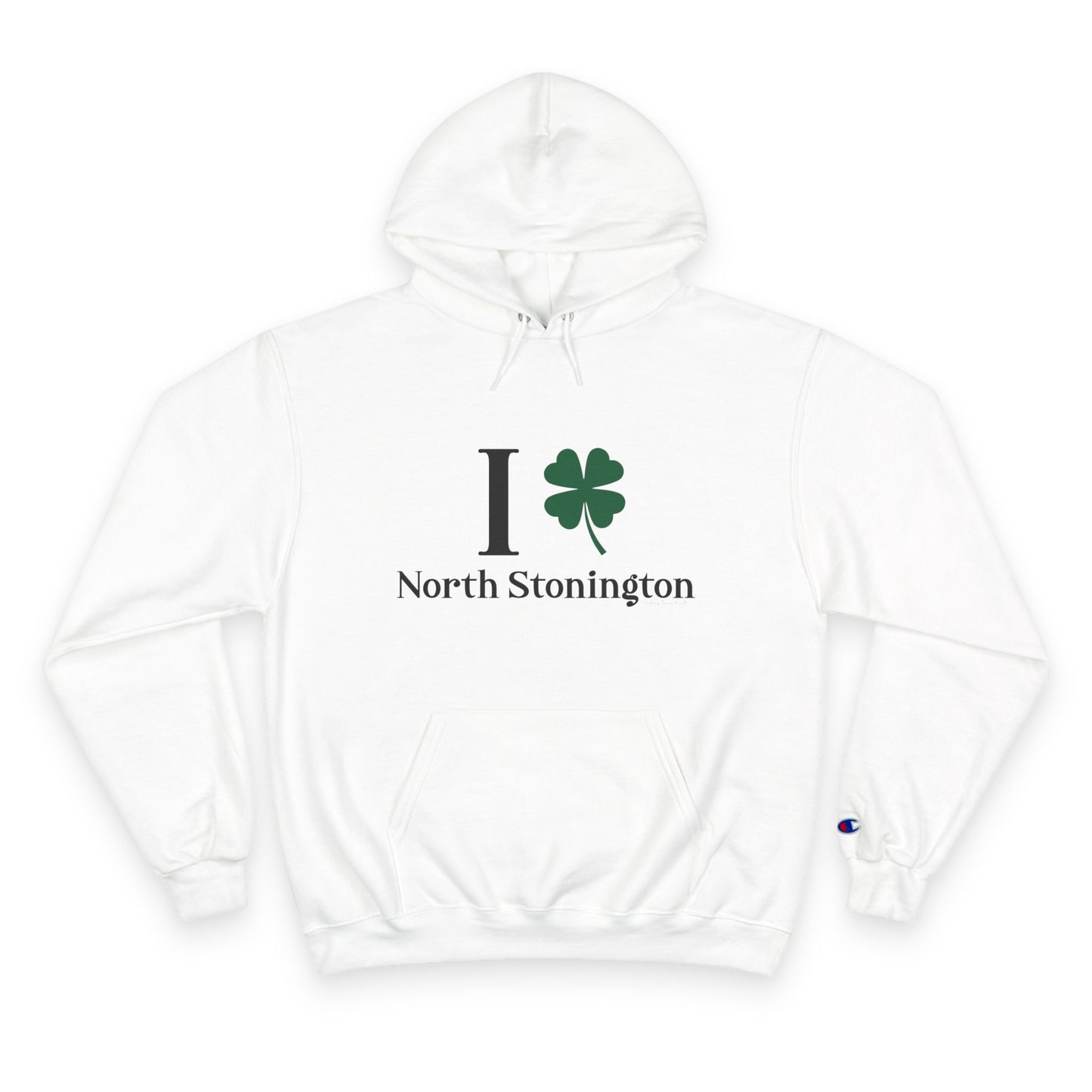 I Clover North Stonington Champion Hoodie