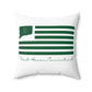 West Haven Connecticut St. Patrick’s Day Flag Spun Polyester Square Pillow