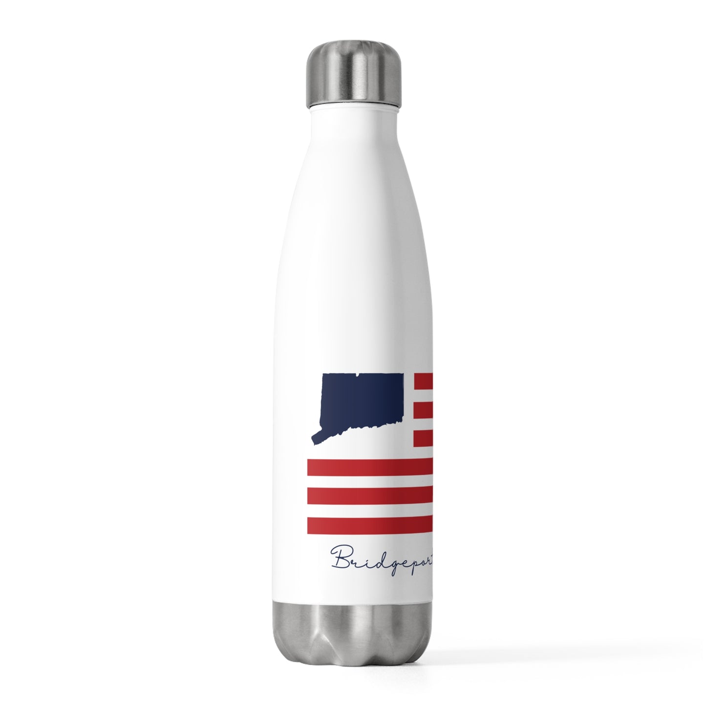 Bridgeport Connecticut Flag 20oz Insulated Bottle
