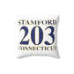 Stamford 203 Connecticut Spun Polyester Square Pillow