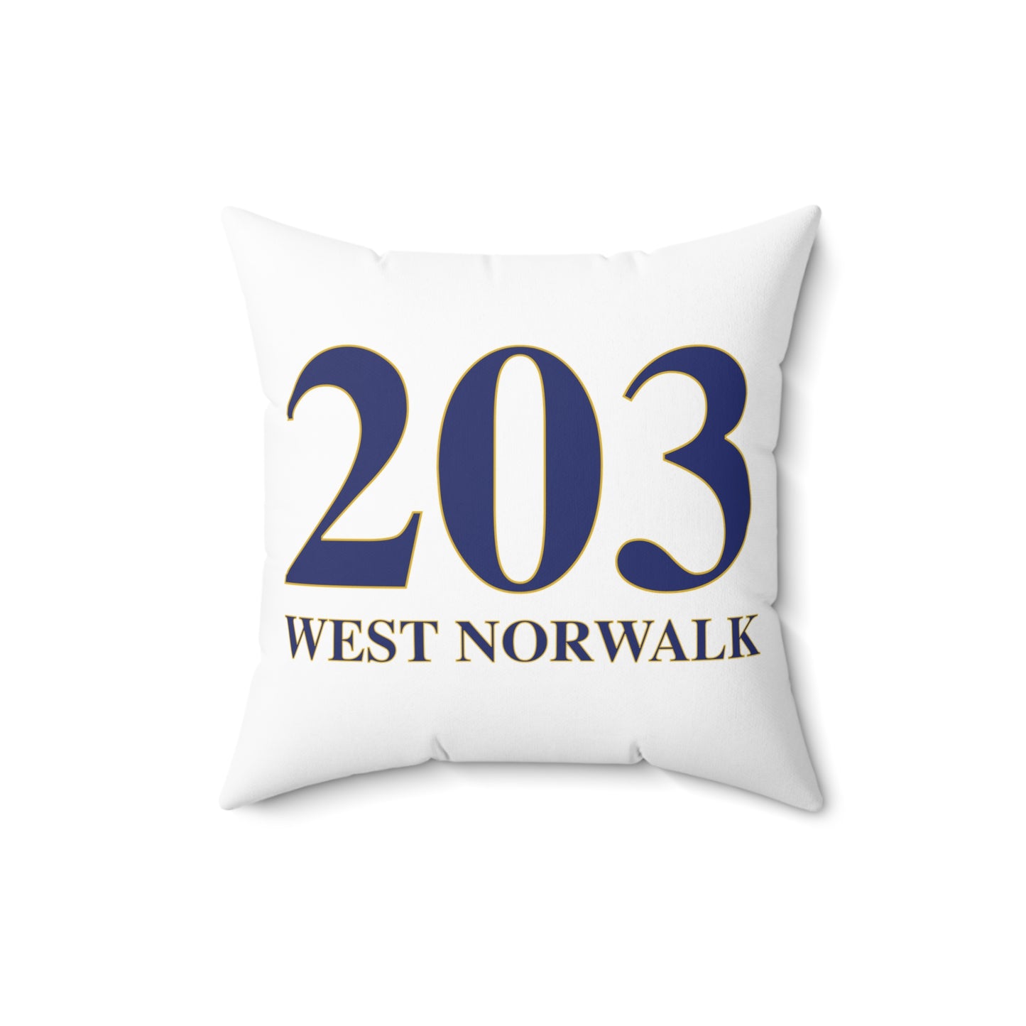 203 West Norwalk Spun Polyester Square Pillow