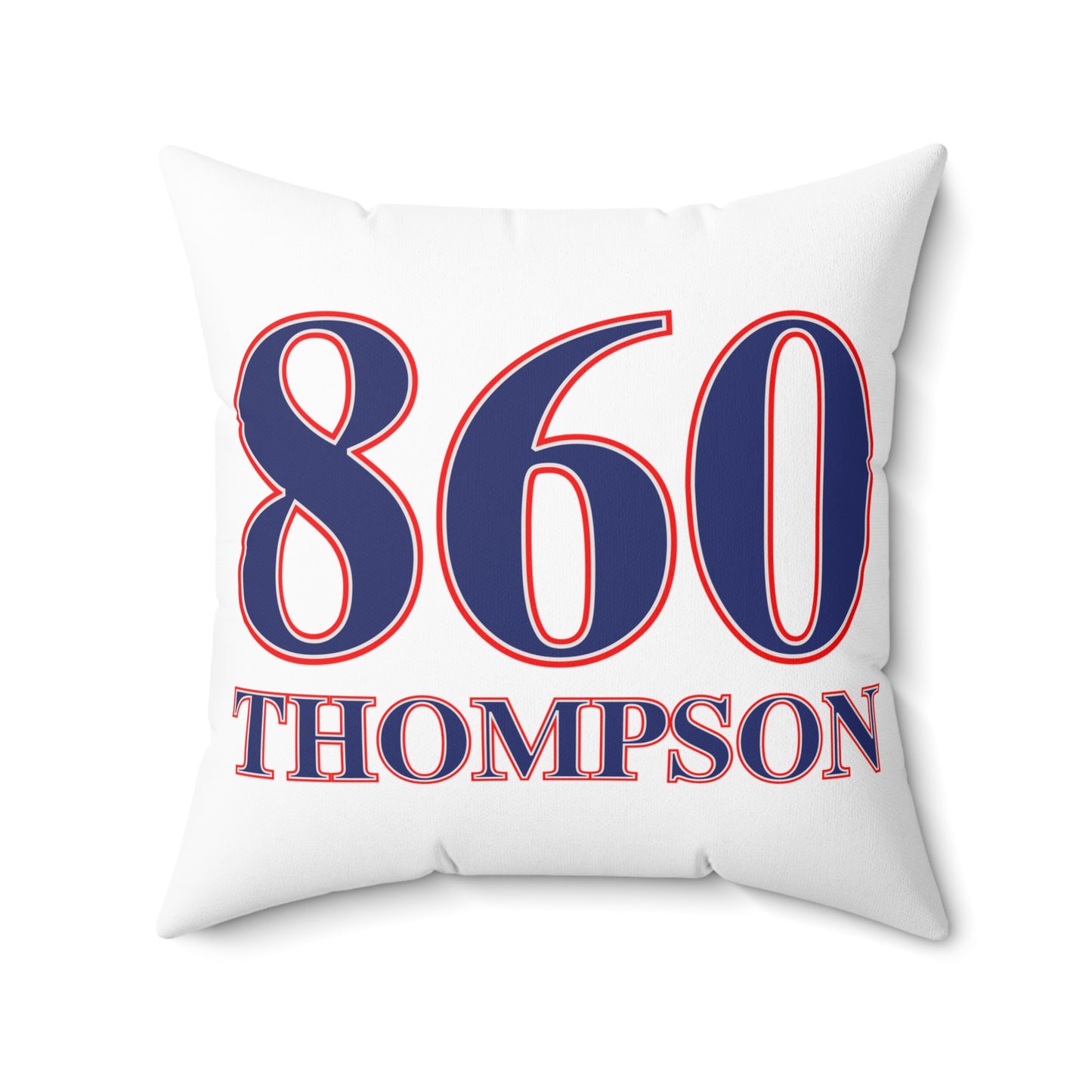 860 Thompson Red, White & Blue  Spun Polyester Square Pillow