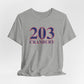 203 Cranbury Red, White & Blue Unisex Jersey Short Sleeve T-Shirt